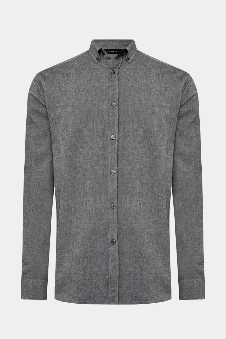 Camisa Manga Longa Slim Button Down Preto — foto 5 de 6