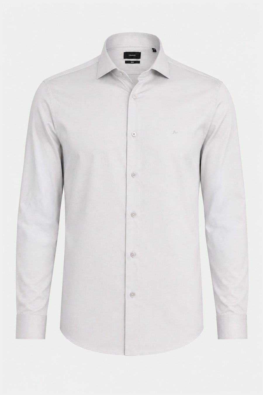 Camisa Manga Longa Slim Cetim St Hudson 2 Cinza — foto 5 de 6
