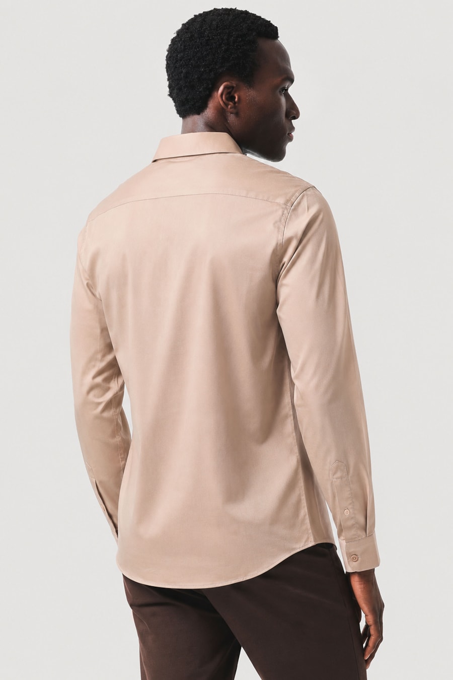 Camisa Manga Longa Slim Cetim St Hudson 2 Fendi — foto 4 de 6
