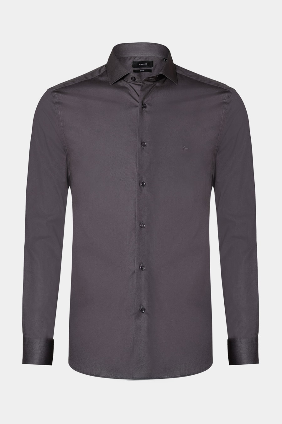 Camisa Manga Longa Slim Damero Aramis Chumbo 117 — foto 5 de 6