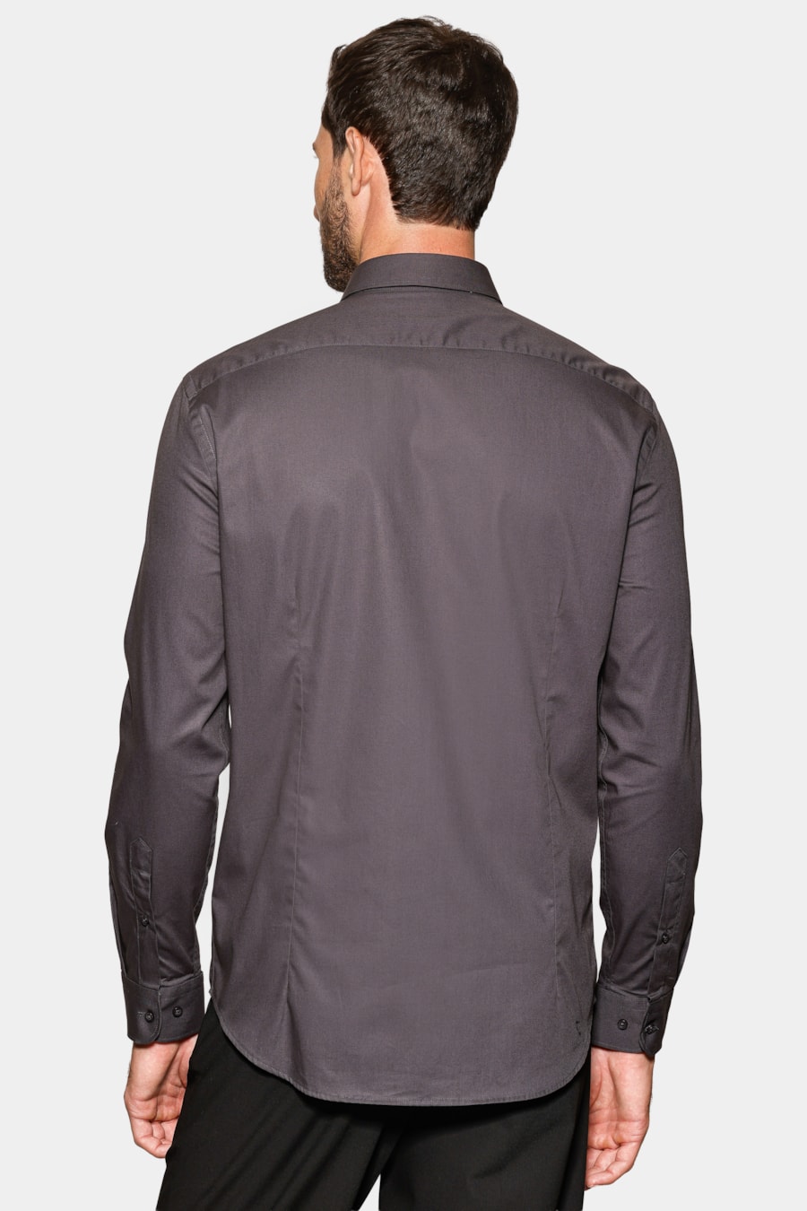 Camisa Manga Longa Slim Damero Aramis Chumbo 117 — foto 4 de 6