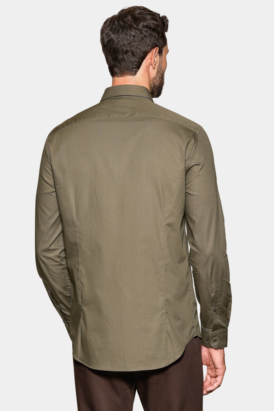 Camisa Manga Longa Slim Damero Aramis Militar 117 — foto 4 de 6