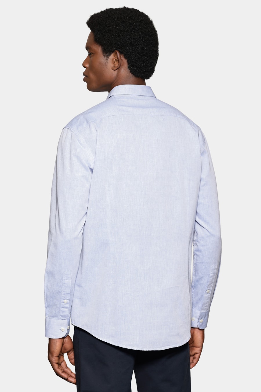 Camisa Manga Longa Slim em Algodão Willis Royal — foto 4 de 6