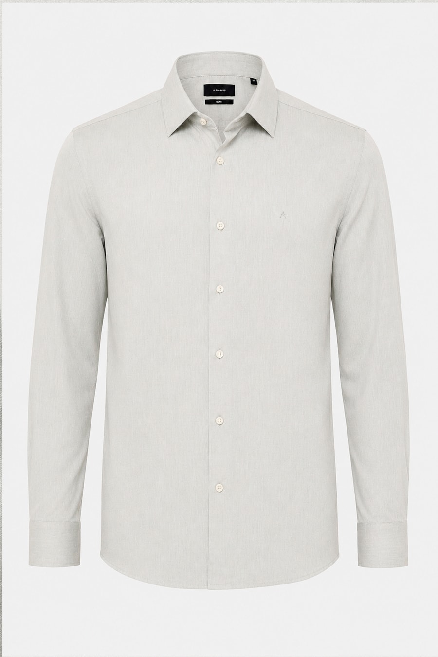 Camisa Manga Longa Slim em Algodao Willis Verde — foto 5 de 6