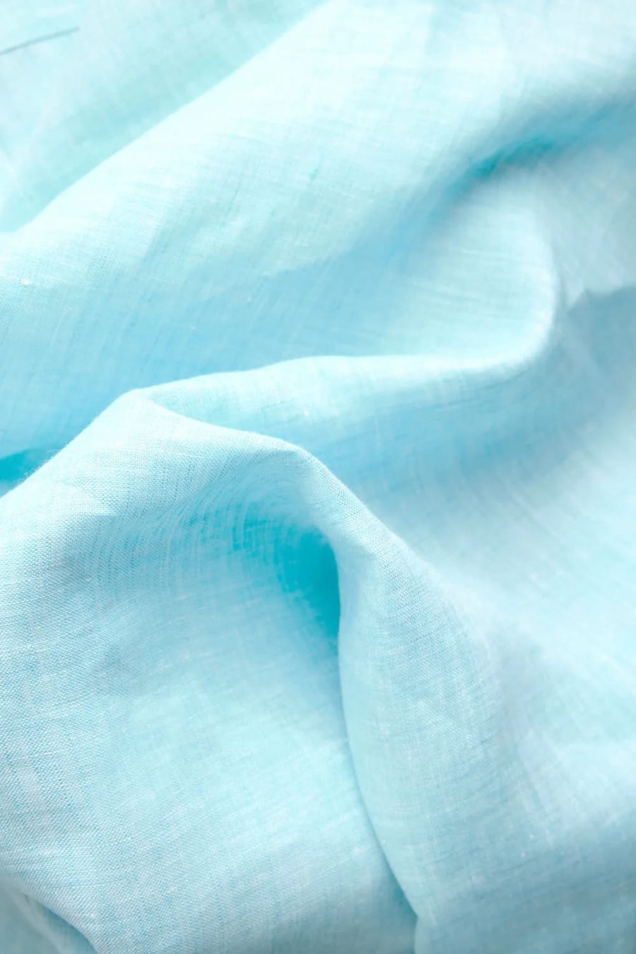 Camisa Manga Longa Slim em Linho Irlandês Aqua — foto 6 de 6