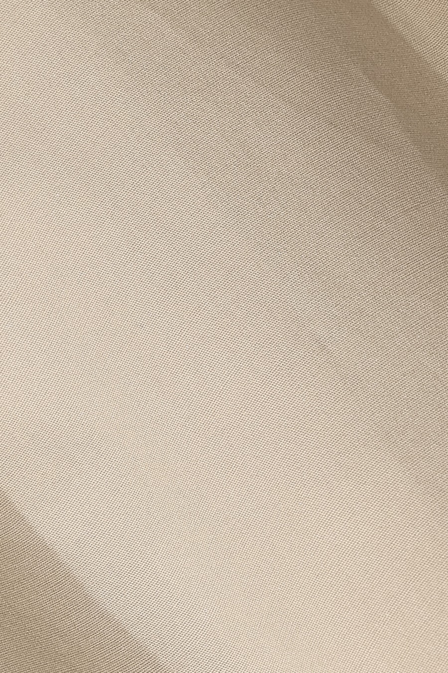 Camisa Manga Longa Slim em Tricoline Stretch Liso Areia — foto 6 de 6