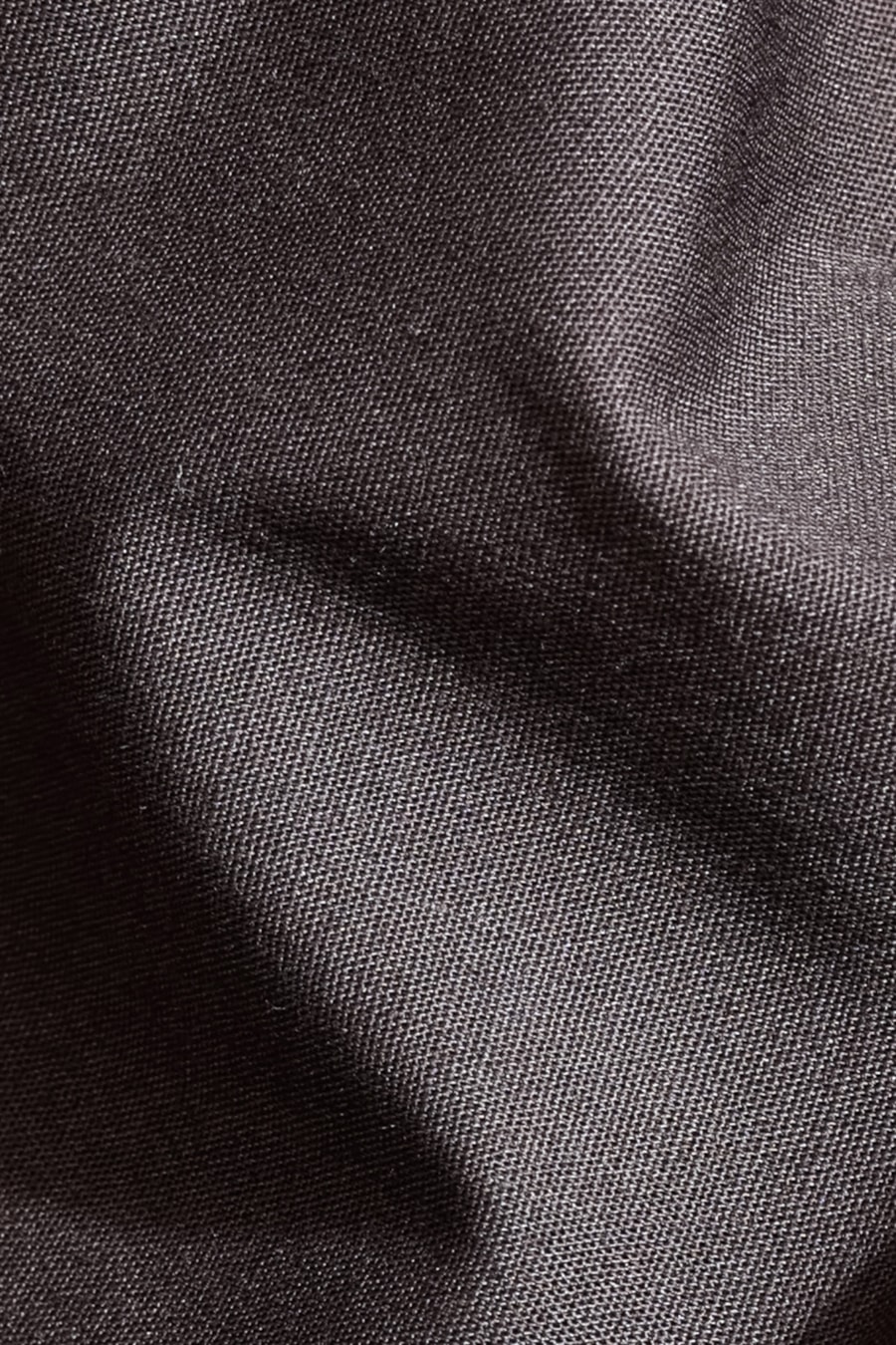 Camisa Manga Longa Slim em Tricoline Stretch Liso Chumbo — foto 5 de 6