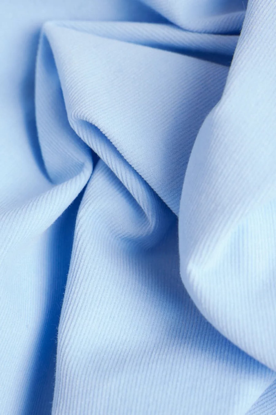 Camisa Manga Longa Slim em Veludo Cotelê Azul Claro — foto 5 de 5