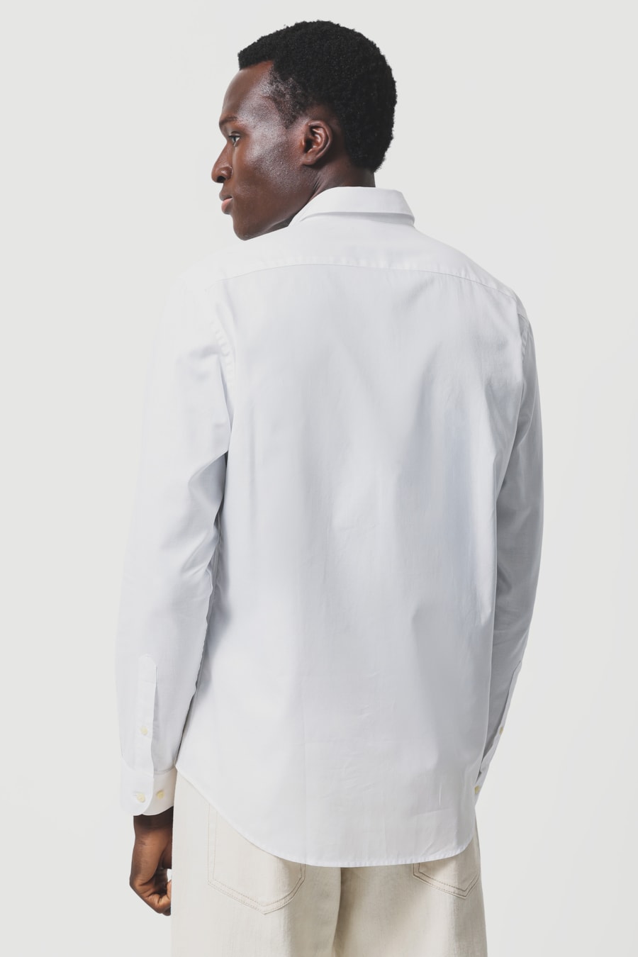 Camisa Manga Longa Slim Fio 50 Egípcio Petronas Branco — foto 5 de 7