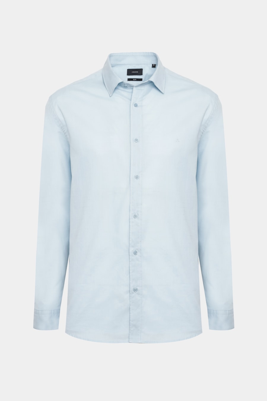 Camisa Manga Longa Slim Flamê Bosco Azul Claro — foto 5 de 6