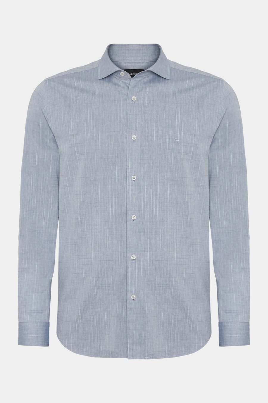 Camisa Manga Longa Slim Flame Bosco Azul Jeans — foto 5 de 6