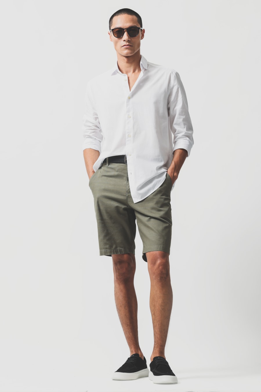Camisa Manga Longa Slim Flame Bosco Branco — foto 2 de 6