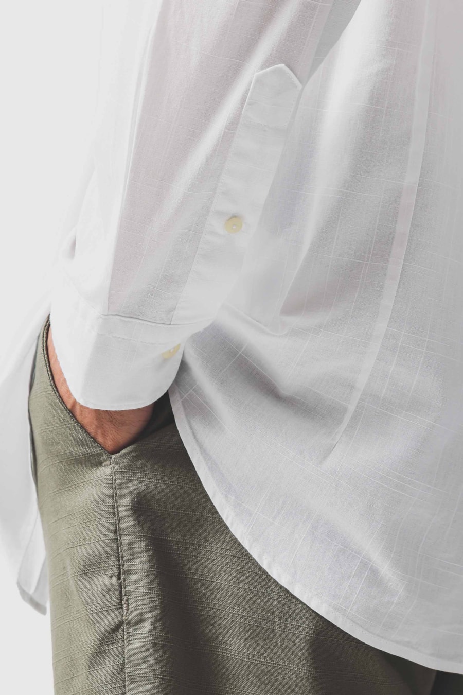 Camisa Manga Longa Slim Flame Bosco Branco — foto 3 de 6