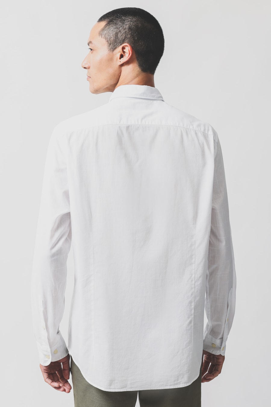 Camisa Manga Longa Slim Flame Bosco Branco — foto 4 de 6