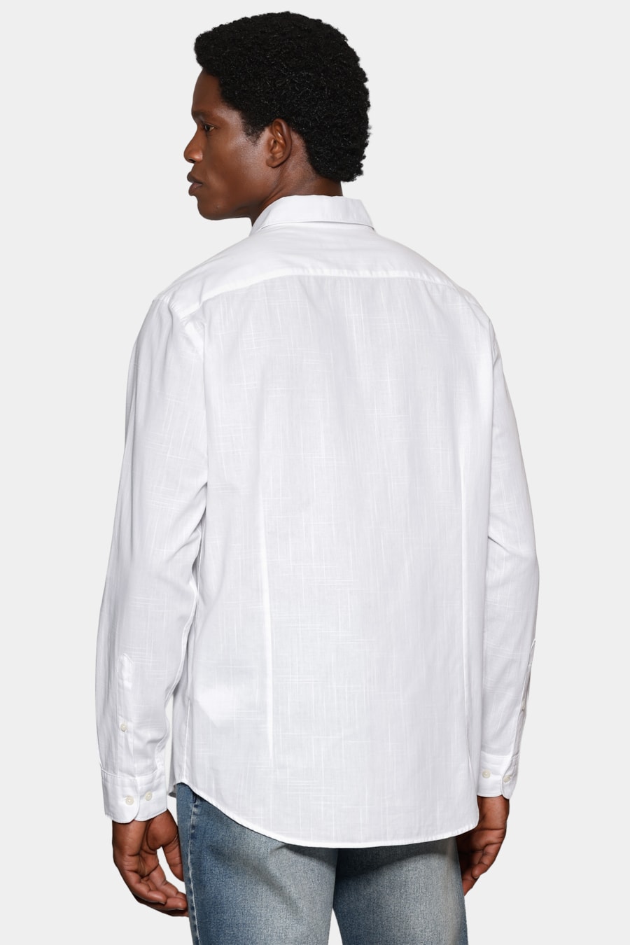 Camisa Manga Longa Slim Flame Bosco Branco — foto 5 de 7