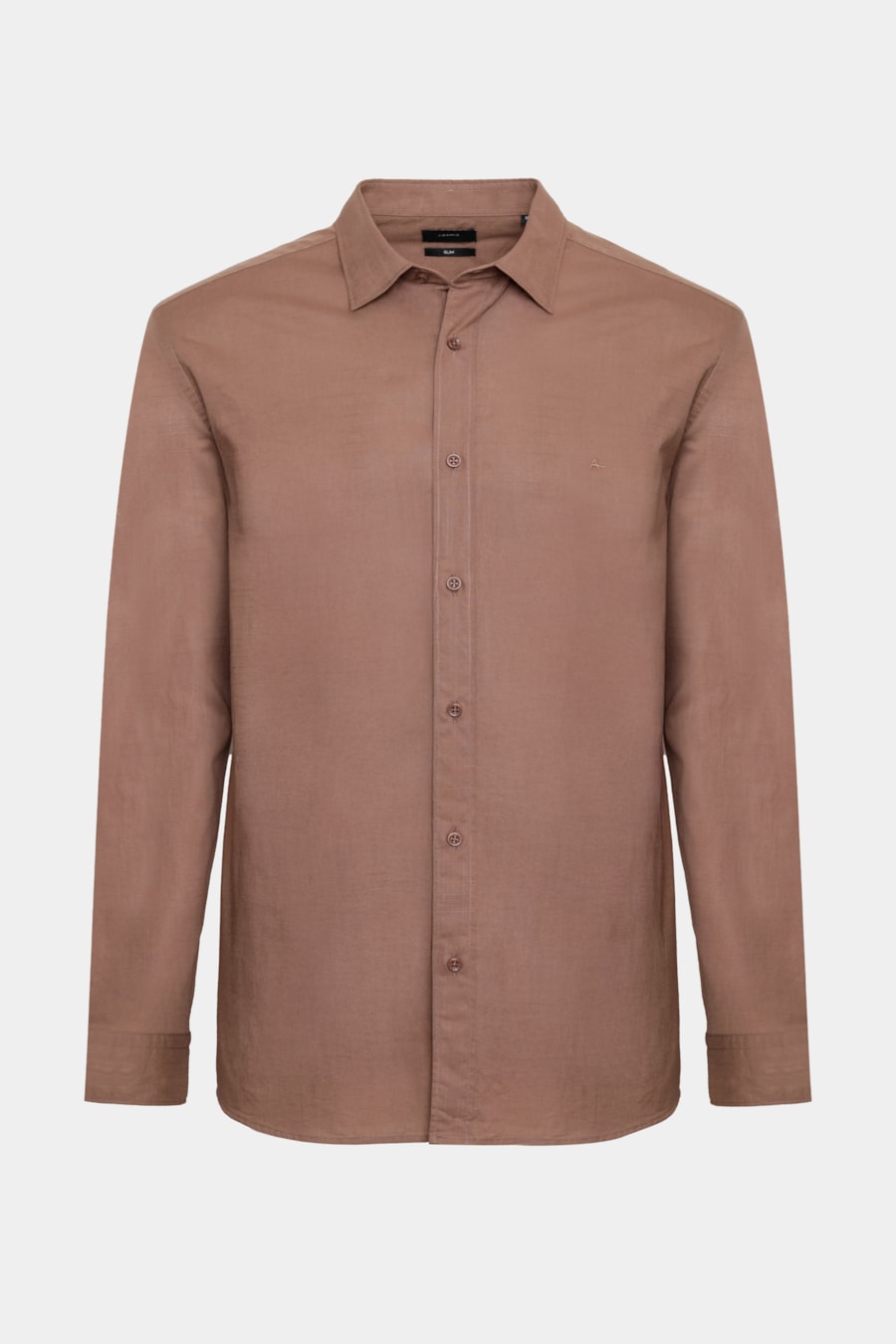 Camisa Manga Longa Slim Flamê Bosco Cafe — foto 5 de 6