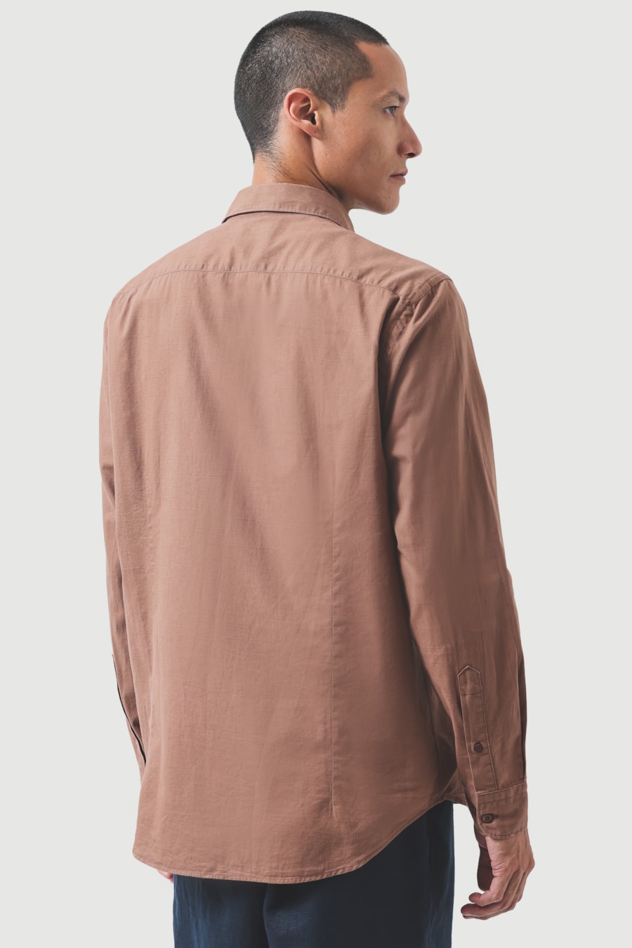 Camisa Manga Longa Slim Flame Bosco Chocolate — foto 4 de 6