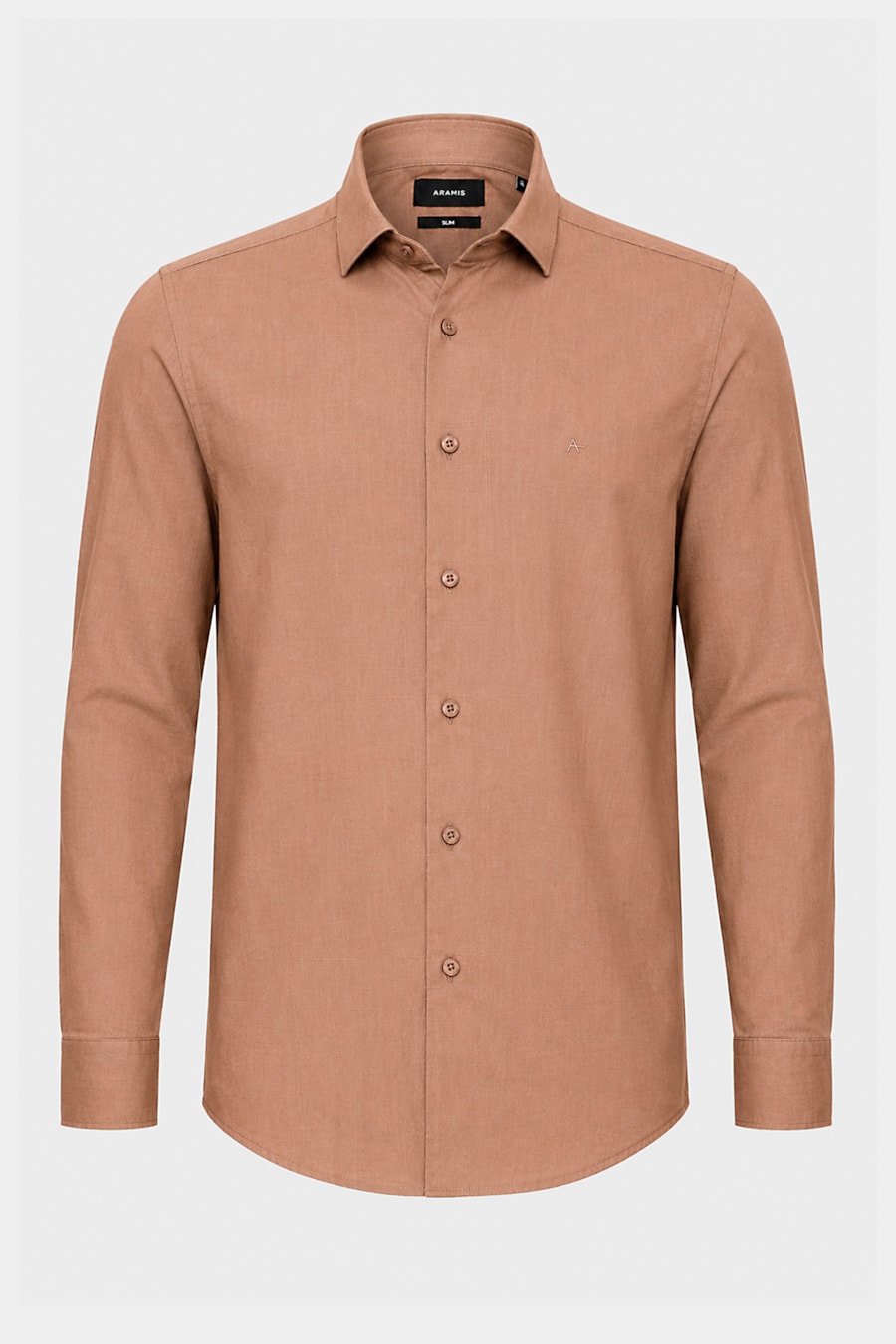 Camisa Manga Longa Slim Flame Bosco Chocolate — foto 5 de 6