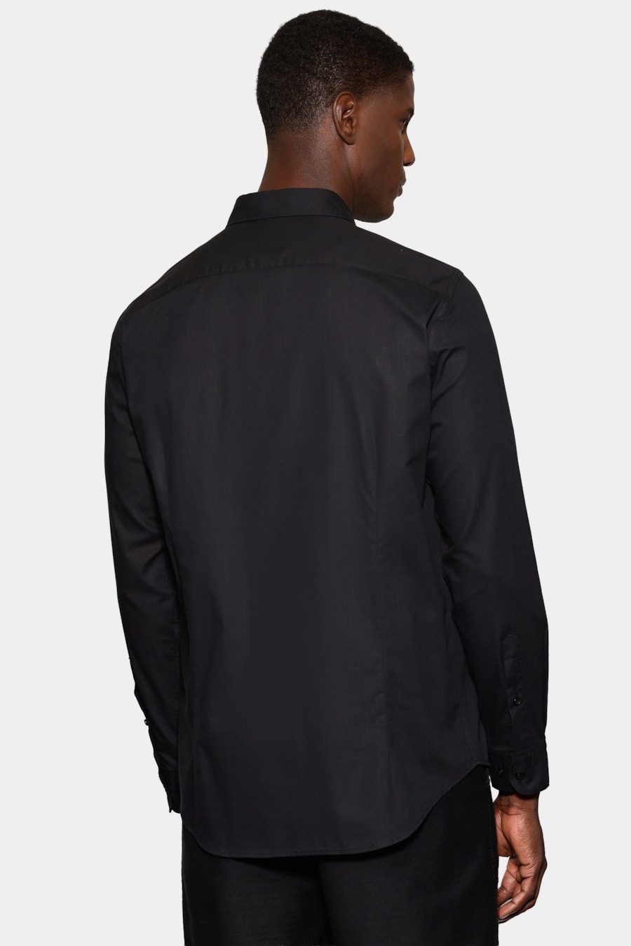 Camisa Manga Longa Slim Flame Bosco Preto — foto 4 de 6