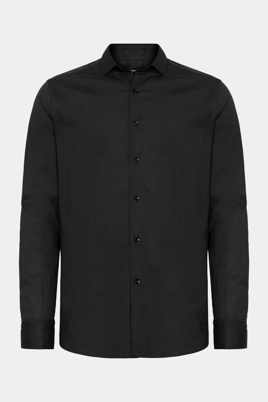 Camisa Manga Longa Slim Flame Bosco Preto — foto 5 de 6
