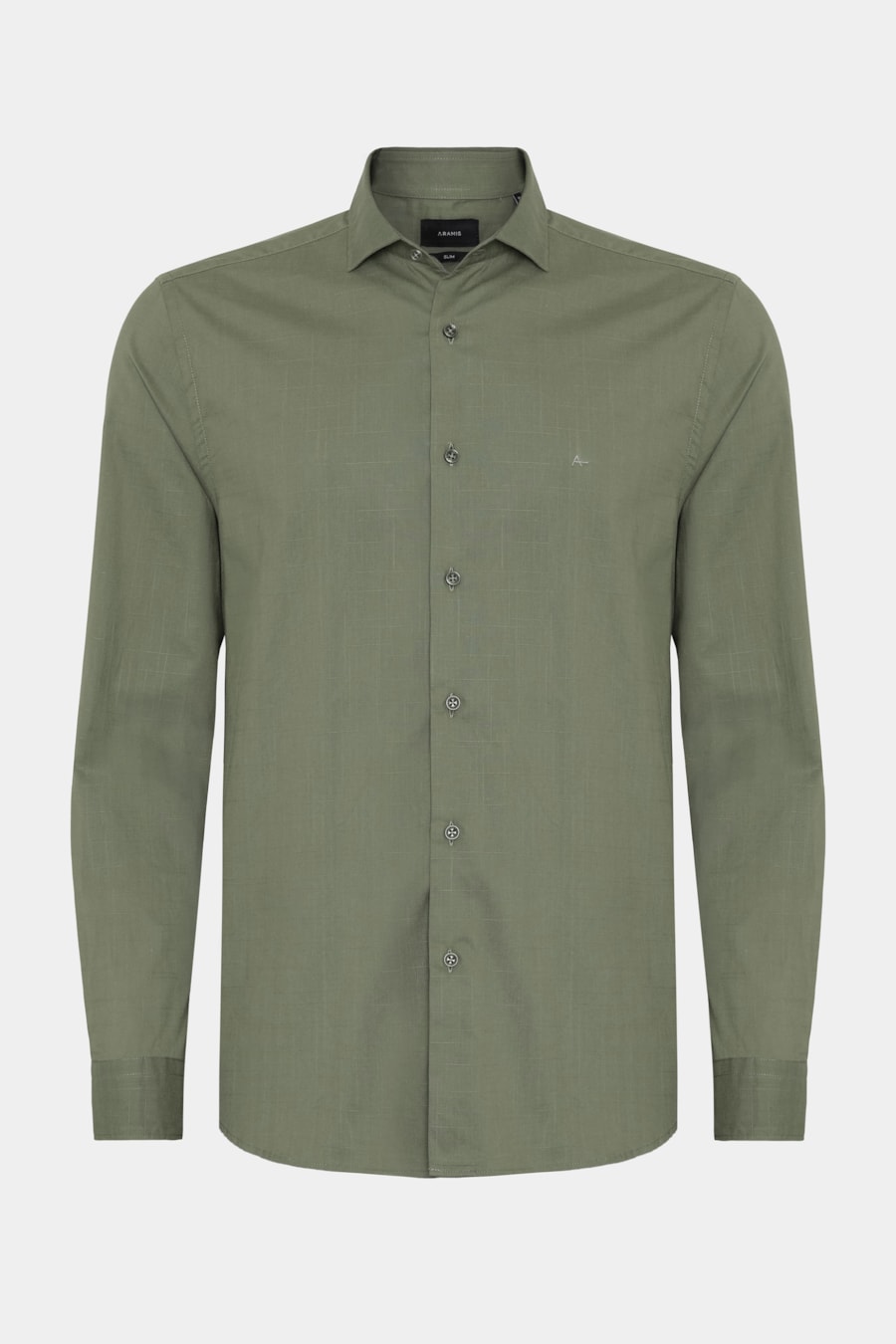Camisa Manga Longa Slim Flame Bosco Verde — foto 5 de 6
