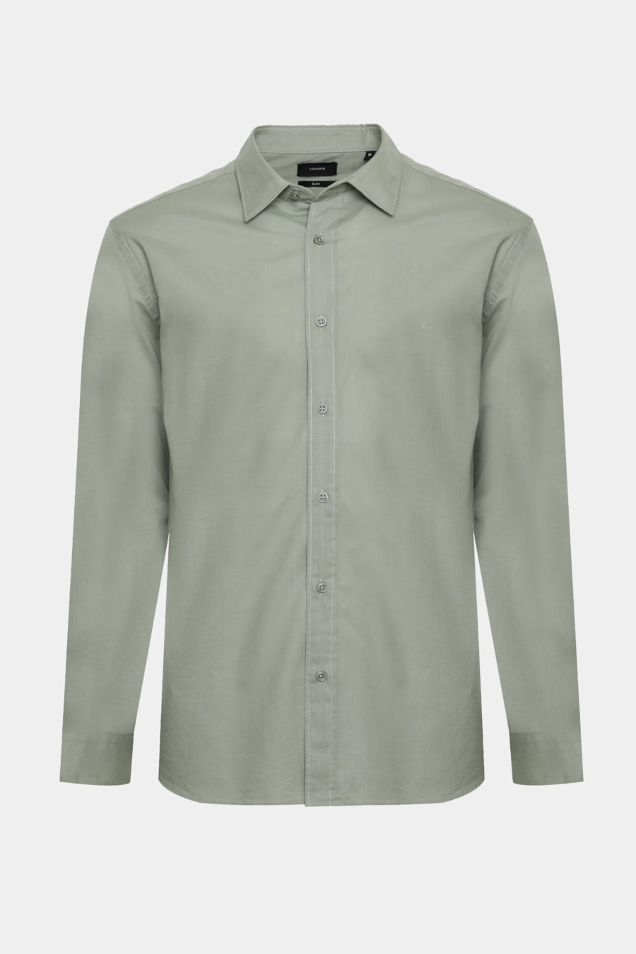 Camisa Manga Longa Slim Flamê Bosco Verde Folha — foto 5 de 6