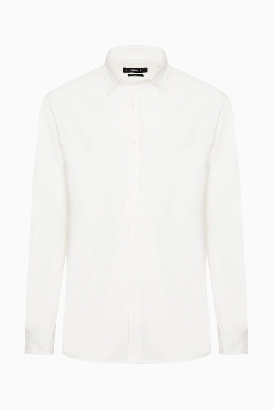 Camisa Manga Longa Slim Flamê Branco — foto 5 de 6