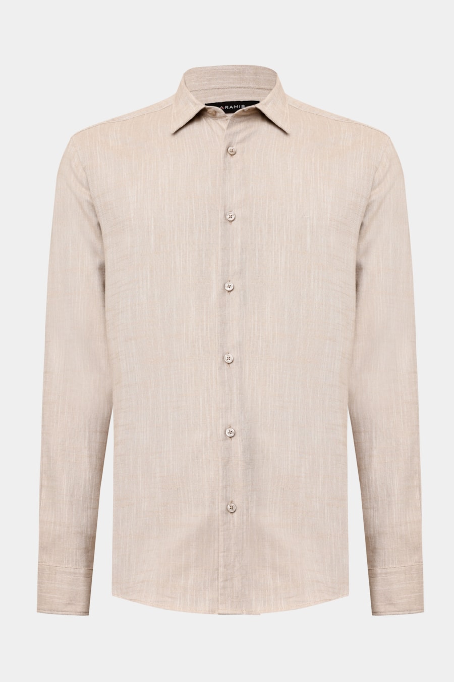 Camisa Manga Longa Slim Flame Natural — foto 5 de 6