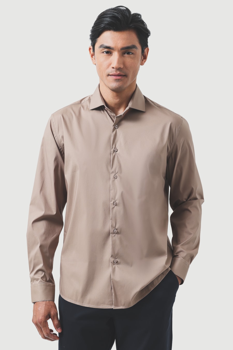 Camisa Manga Longa Slim Ice Cotton Stretch Fendi — foto 1 de 6