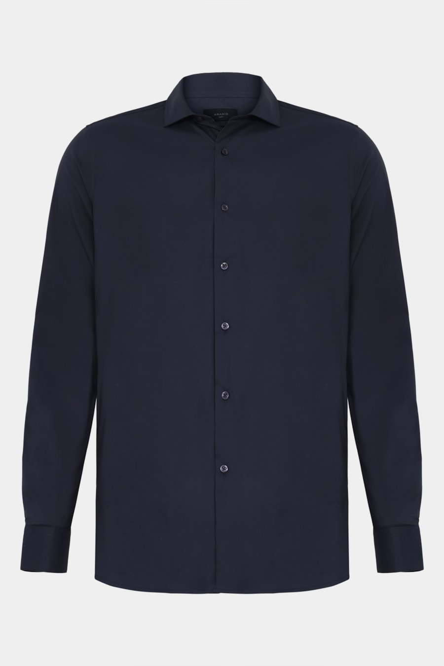 Camisa Manga Longa Slim Ice Cotton Stretch Marinho — foto 5 de 6