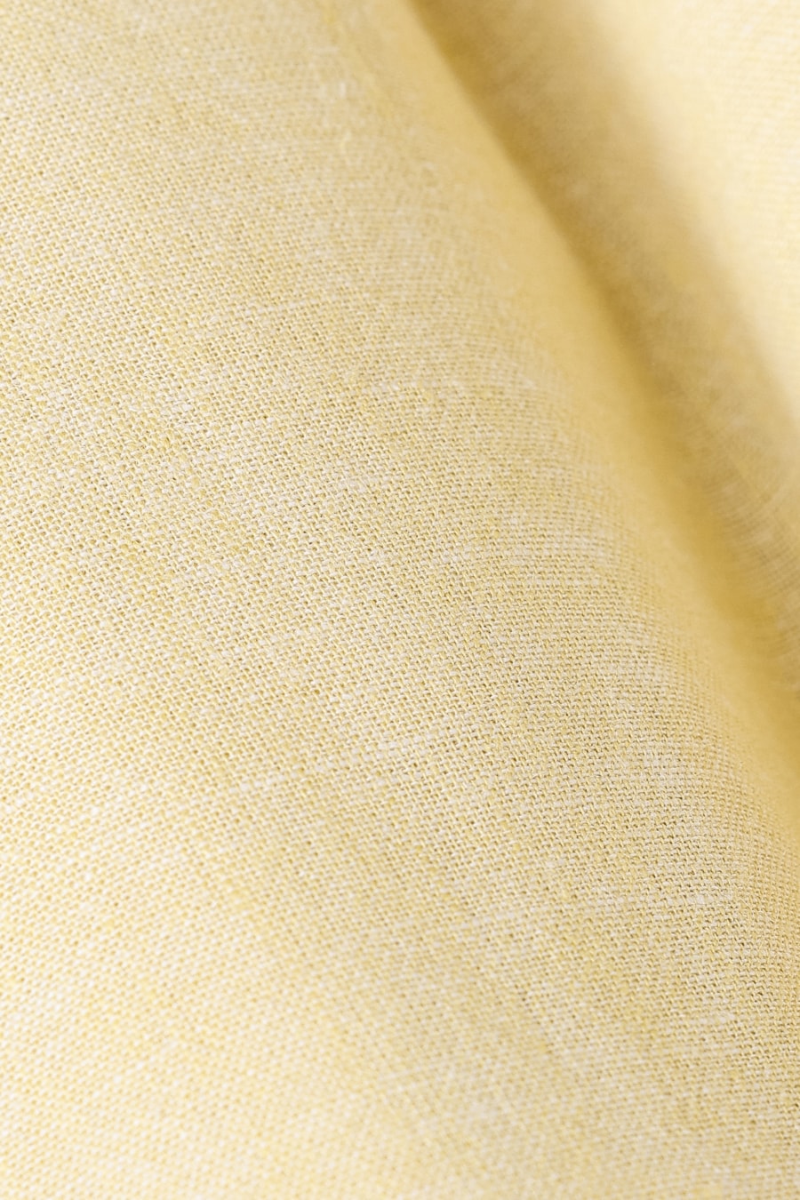 Camisa Manga Longa Slim Linho Algodao Surat Amarelo — foto 5 de 5