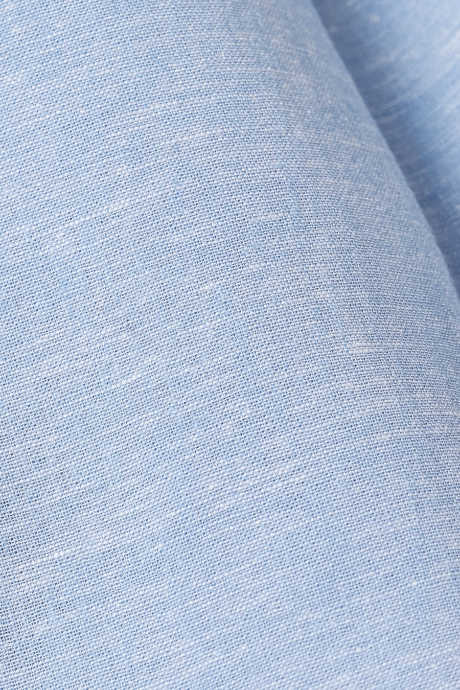 Camisa Manga Longa Slim Linho Algodao Surat Azul — foto 6 de 6