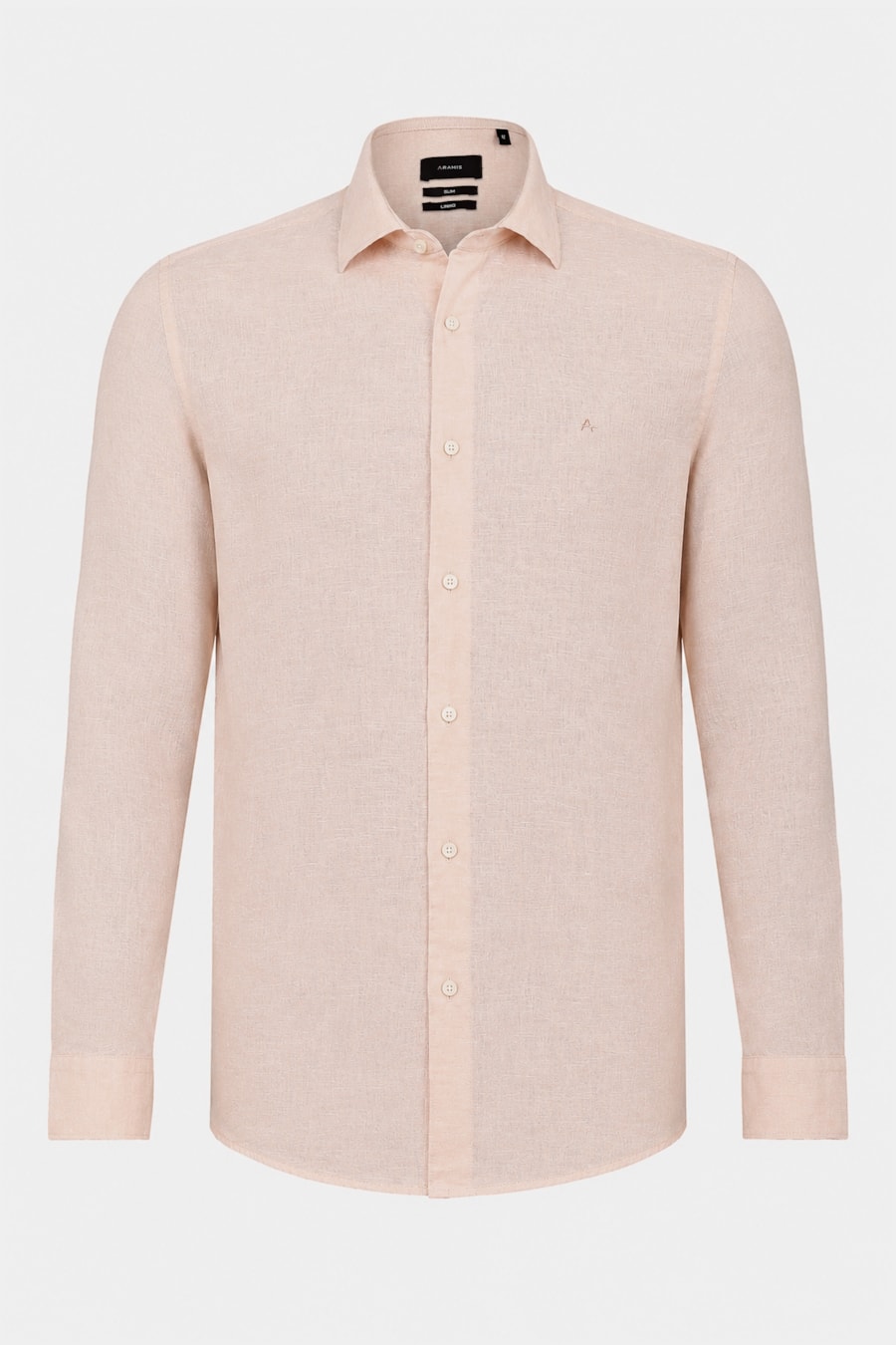 Camisa Manga Longa Slim Linho Algodao Surat Coral — foto 3 de 4
