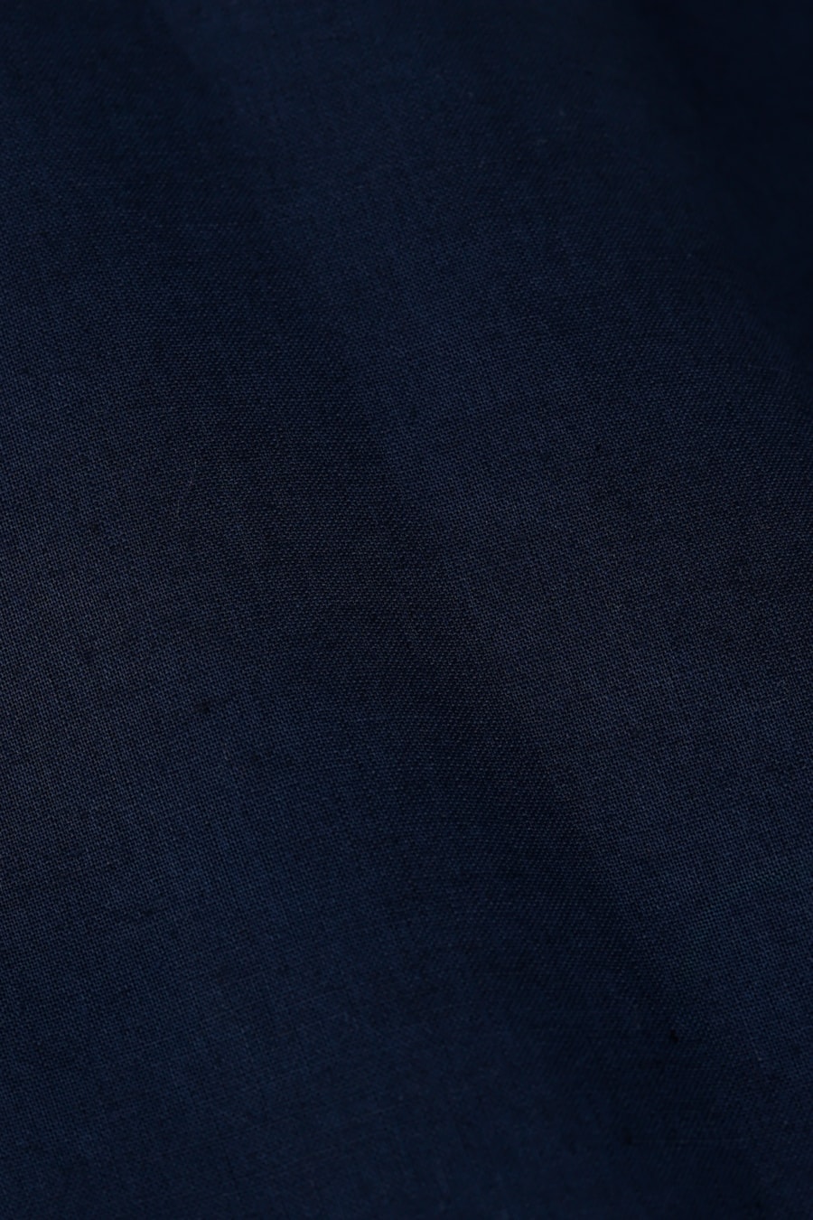 Camisa Manga Longa Slim Linho Azul Escuro — foto 6 de 6