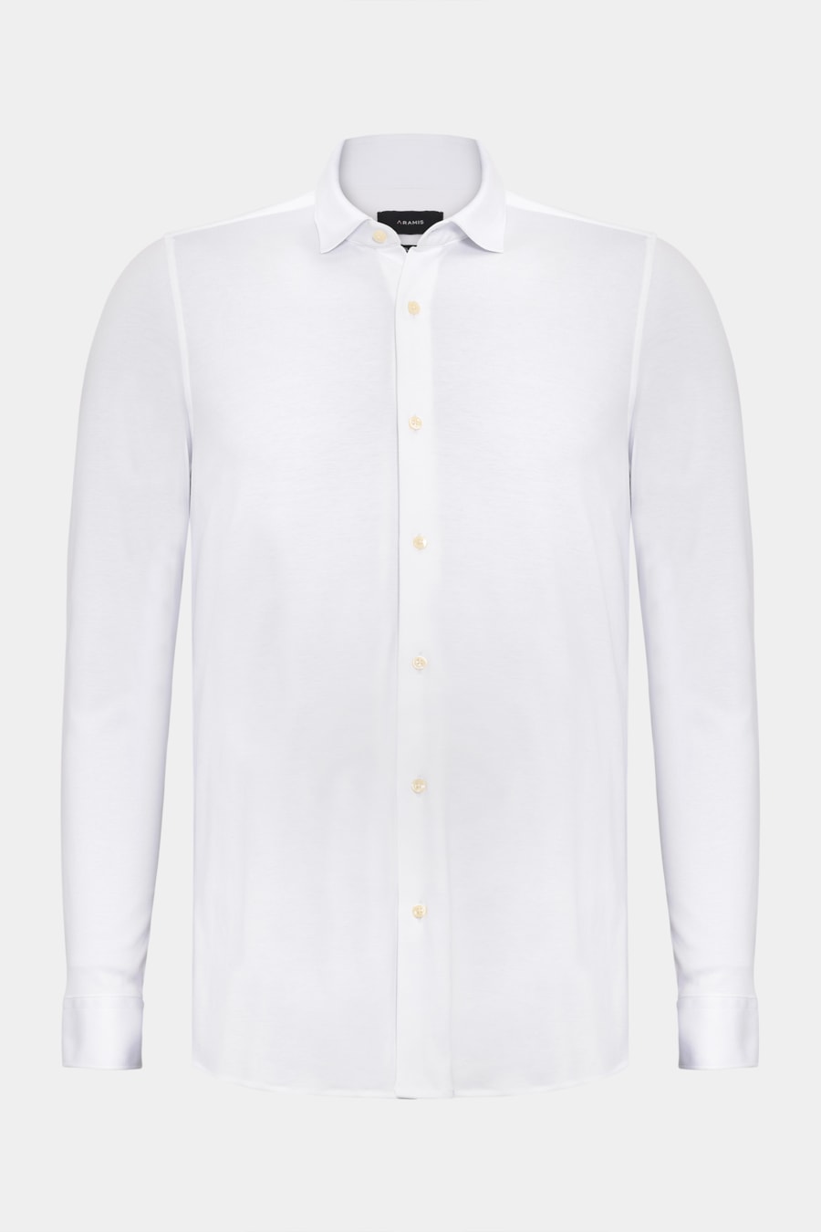 Camisa Manga Longa Slim Malha Supima Branco — foto 5 de 6