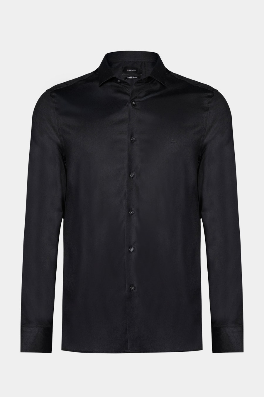 Camisa Manga Longa Slim Maquineta Stretch Preto — foto 5 de 6