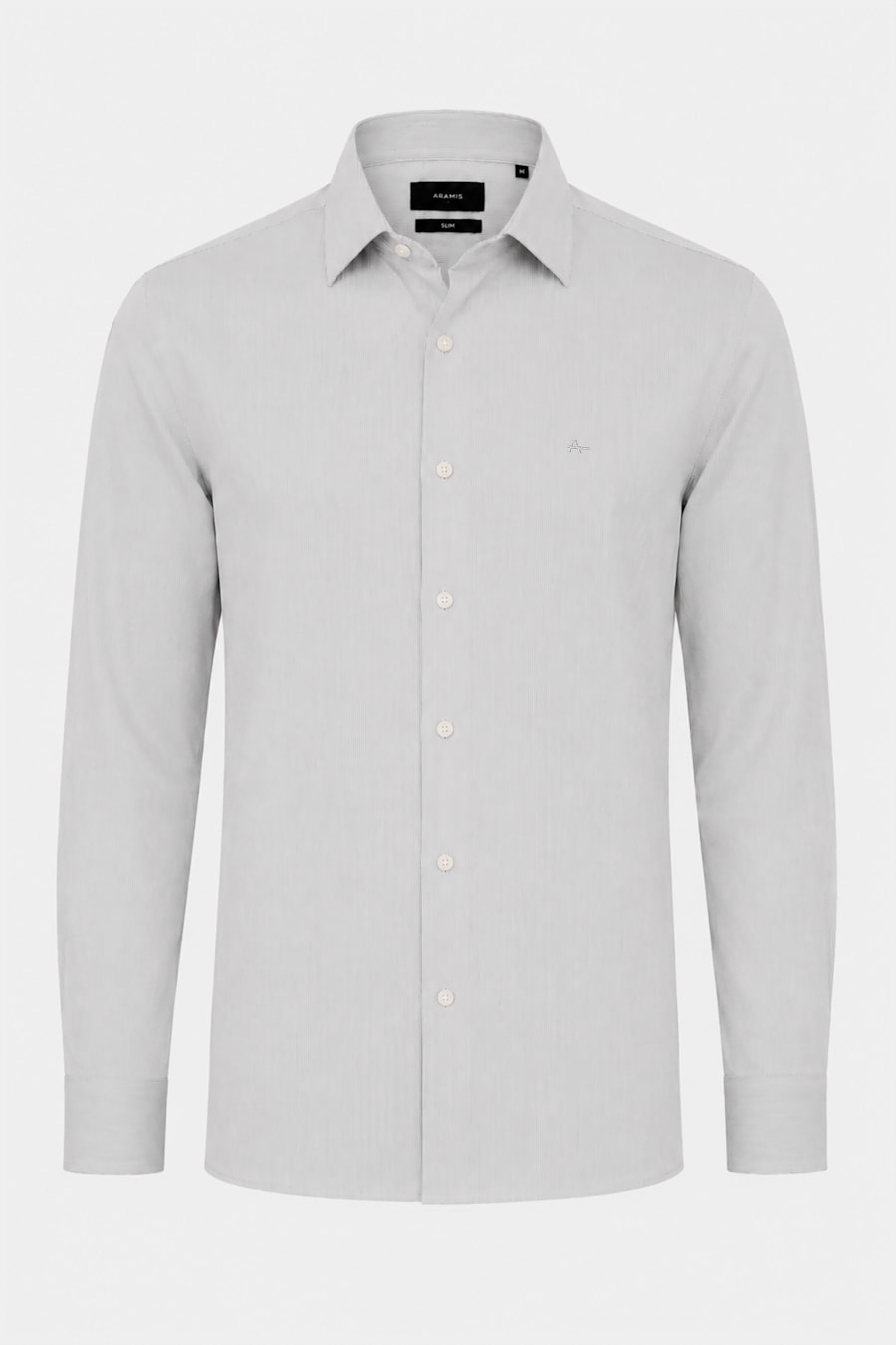 Camisa Manga Longa Slim Maquineta Stretch Verde — foto 5 de 6