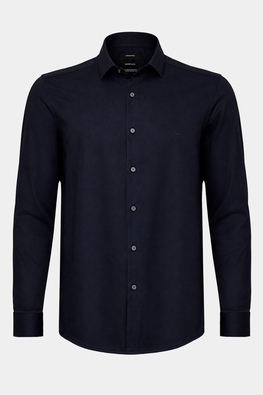Camisa Manga Longa Slim Maquinetada Preto — foto 5 de 6