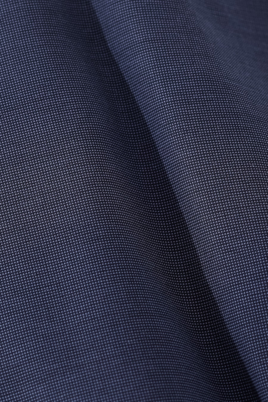 Camisa Manga Longa Slim Maquinetada Stretch Marinho C/ Azul Médio — foto 6 de 6