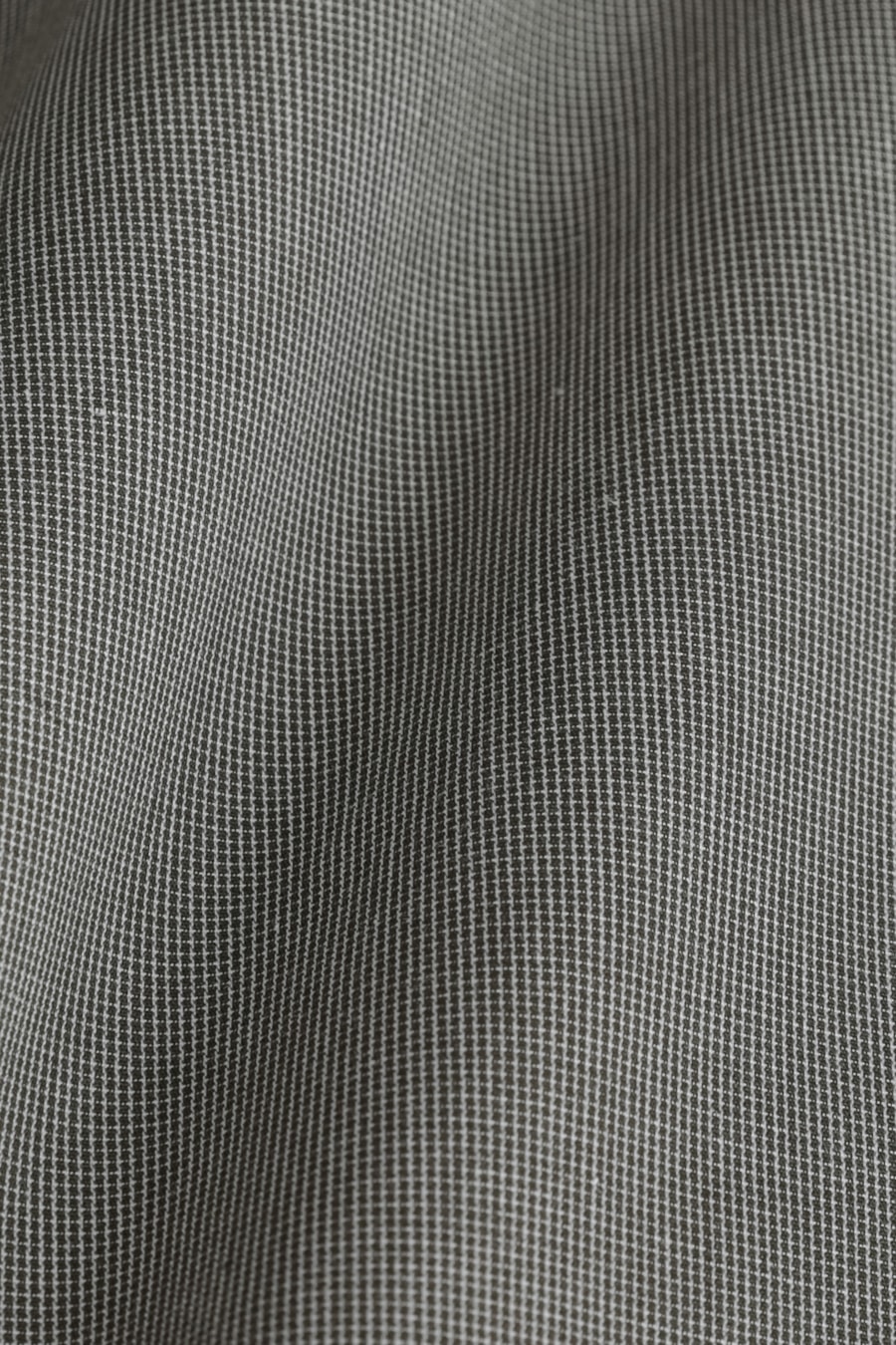Camisa Manga Longa Slim Micro Xadrez Verde C/ Branco — foto 7 de 7