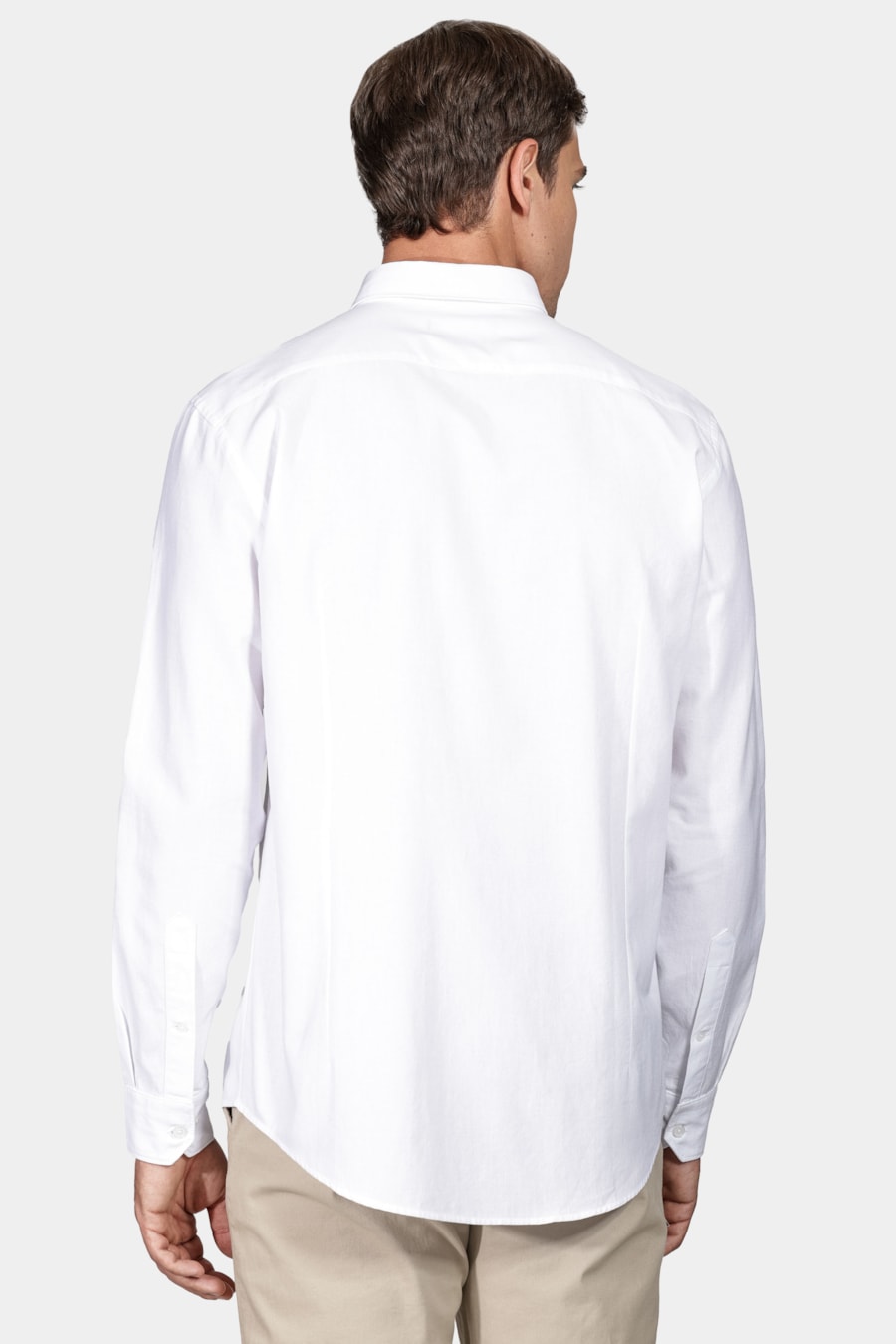 Camisa Manga Longa Slim Nature Line Branco — foto 4 de 6