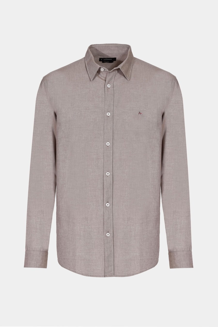 Camisa Manga Longa Slim Nature Line Natural — foto 5 de 5