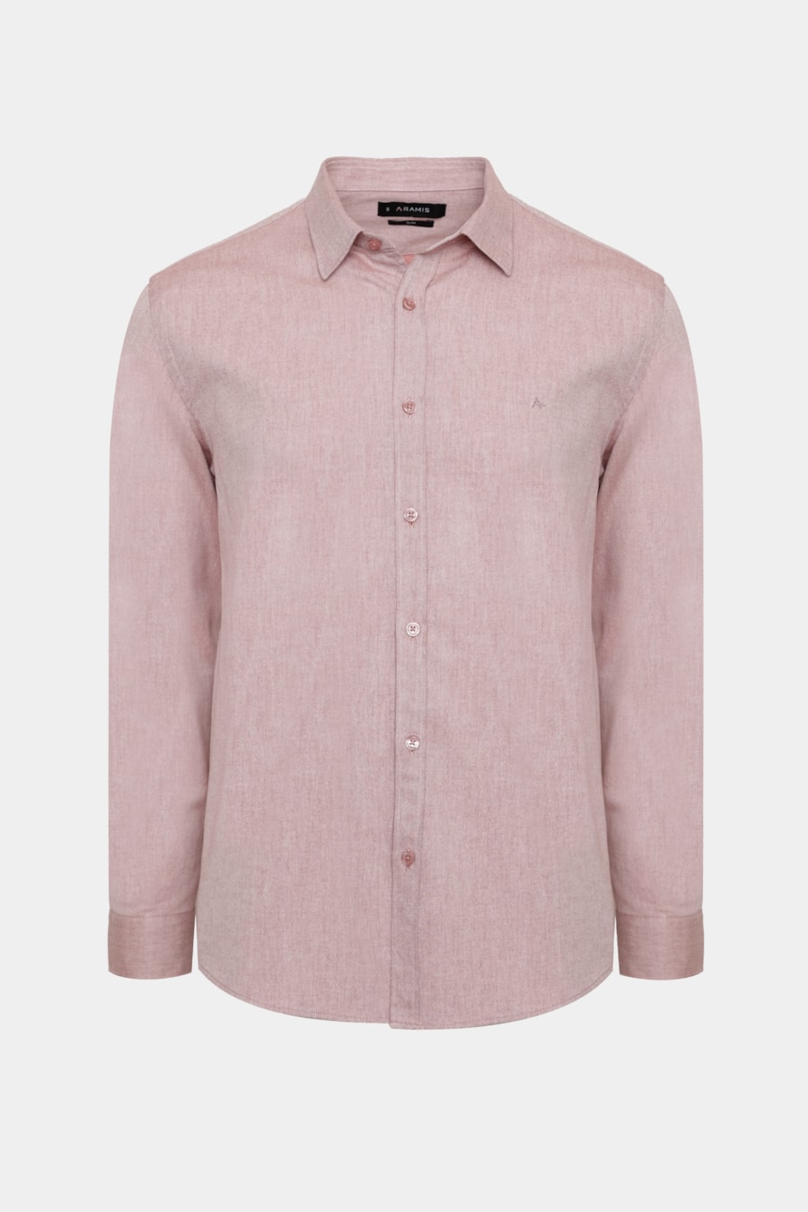 Camisa Manga Longa Slim Nature Line Tijolo — foto 6 de 6