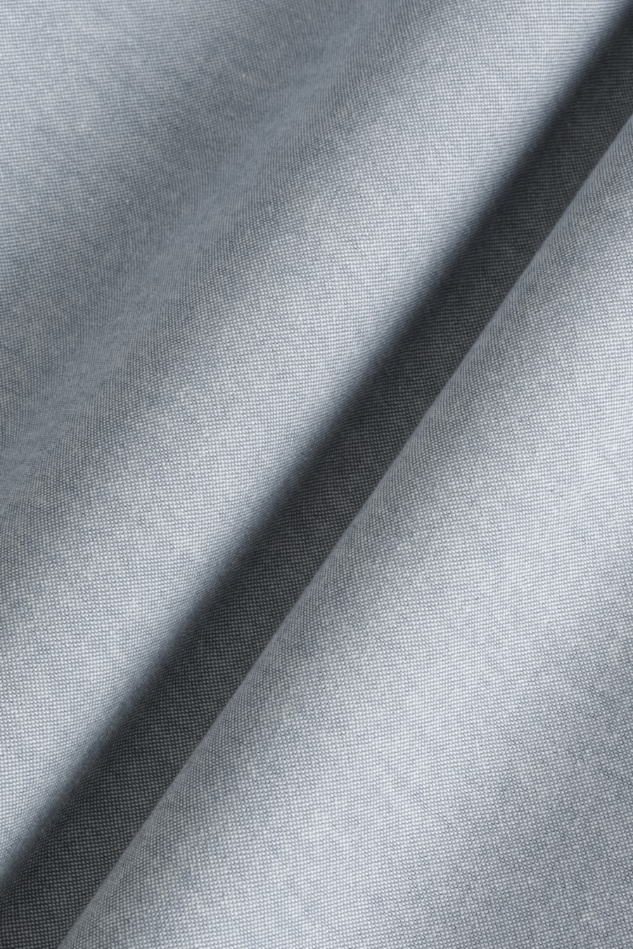 Camisa Manga Longa Slim Oxford Aluminio — foto 6 de 6