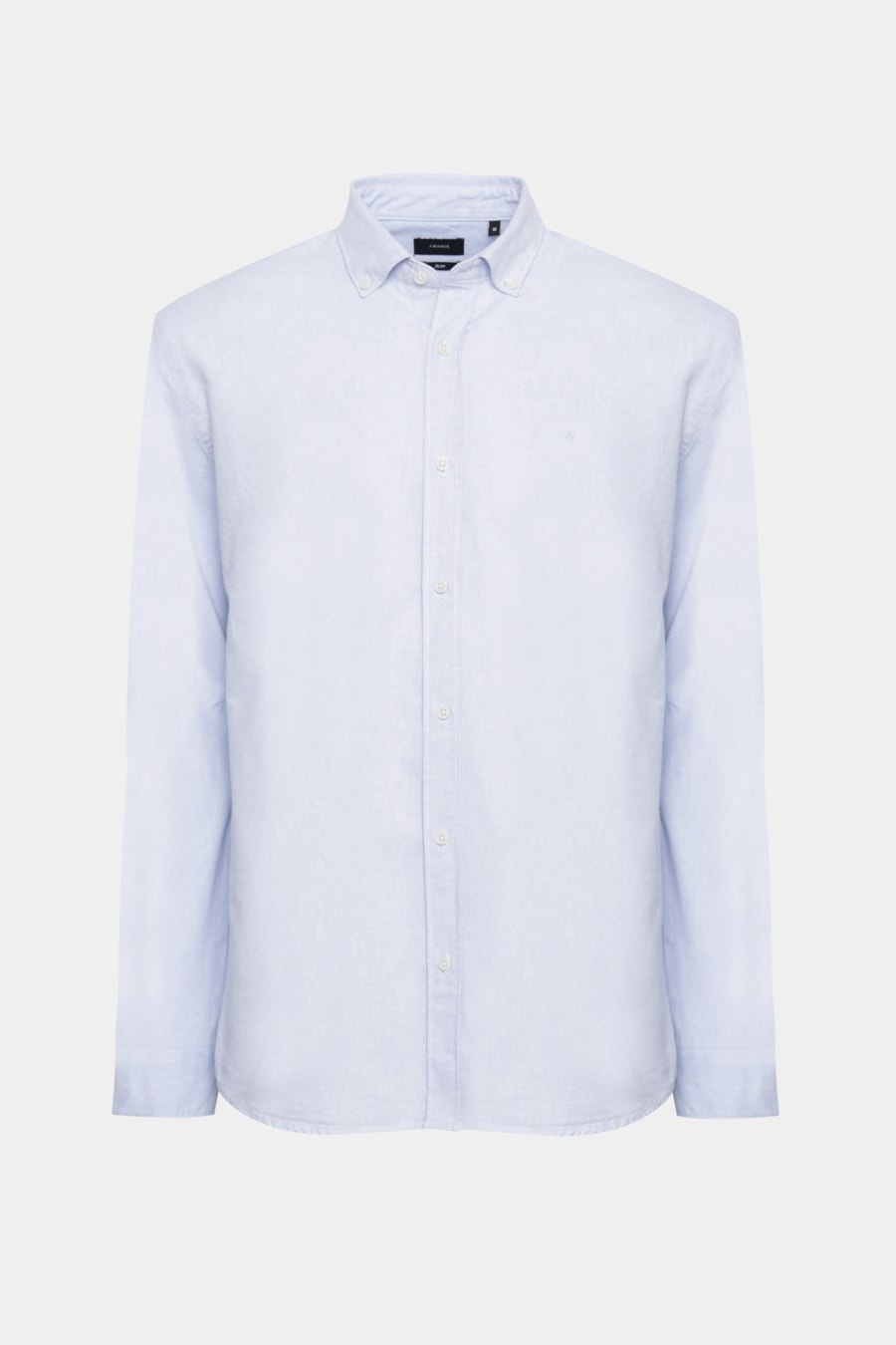 Camisa Manga Longa Slim Oxford Azul Celeste — foto 5 de 6