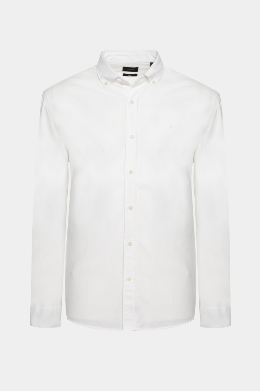 Camisa Manga Longa Slim Oxford Branco — foto 5 de 6