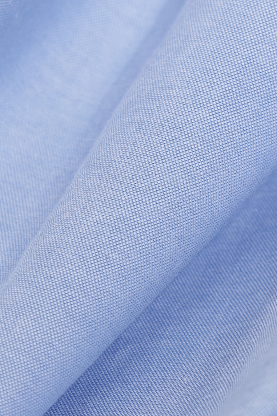 Camisa Manga Longa Slim Oxford Liso Azul — foto 5 de 5