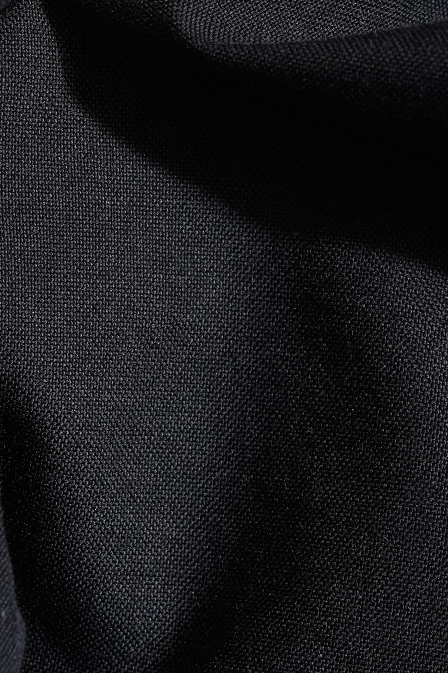 Camisa Manga Longa Slim Oxford Liso Preto — foto 5 de 5