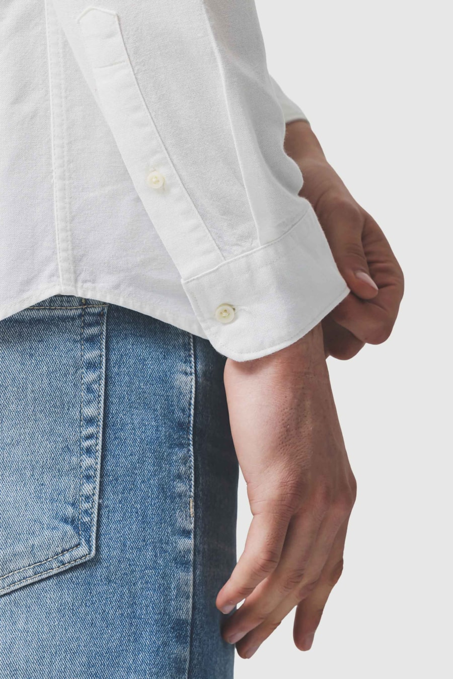 Camisa Manga Longa Slim Oxford Planalto Bdnw Branco — foto 4 de 7