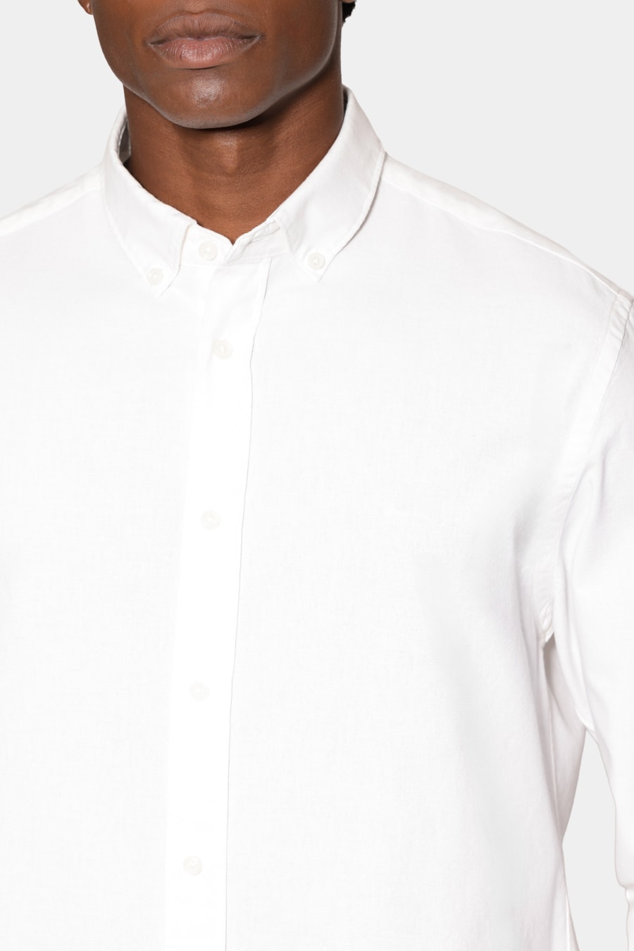 Camisa Manga Longa Slim Oxford Planalto Bdnw Branco — foto 3 de 6